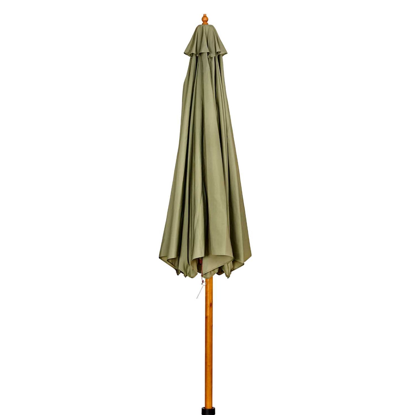 Grote Parasol Houten Tuinparasol Ø 300x260 cm – Extra Stevig & Stijlvol Zonnescherm voor Terras, Balkon & Tuin – Robuust Houtframe & UV-Beschermend Doek - Casa